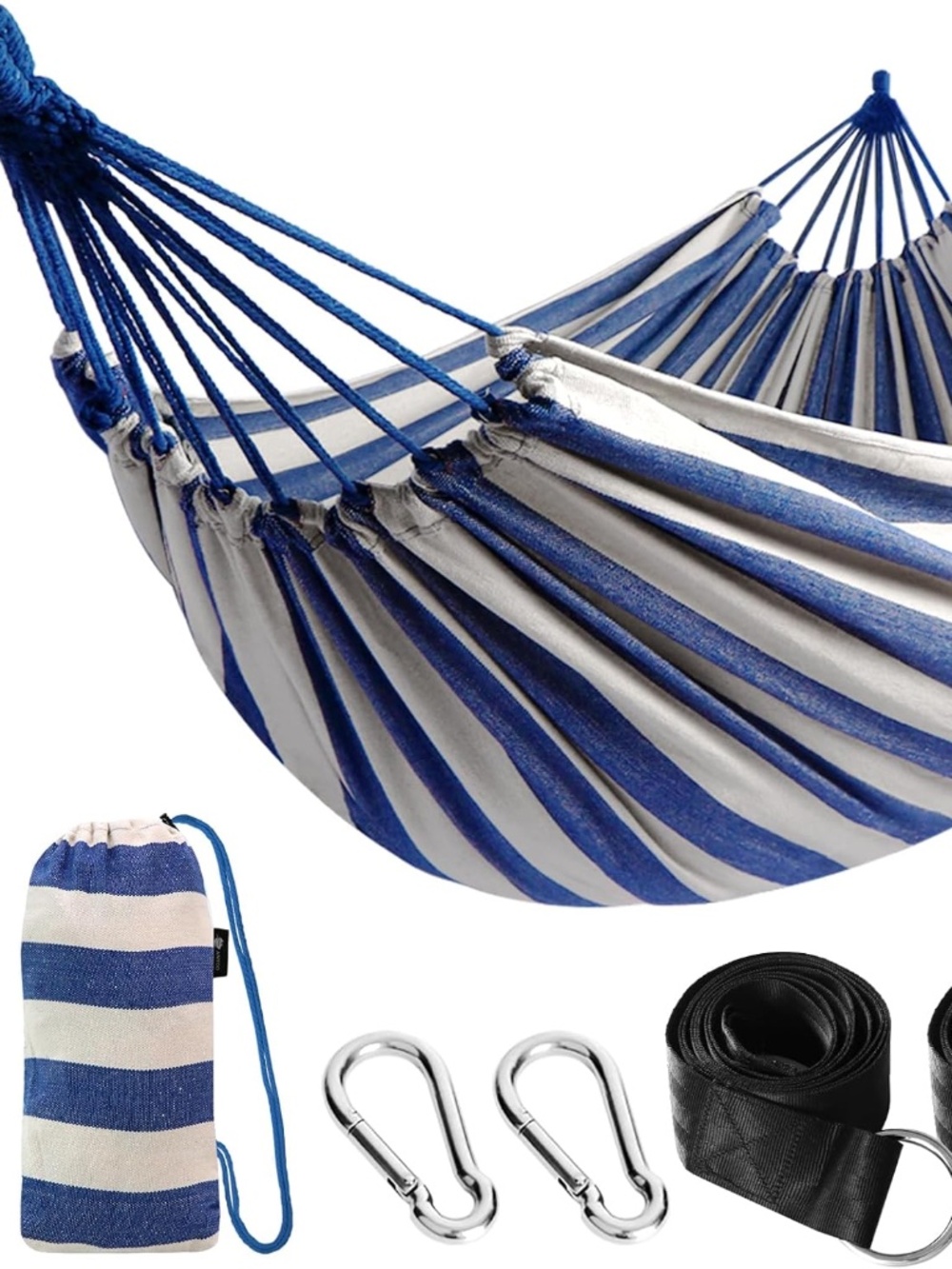 Portable Camping Hammock Hanging Sturdy Garden Comfortable Fabric Chair NEW